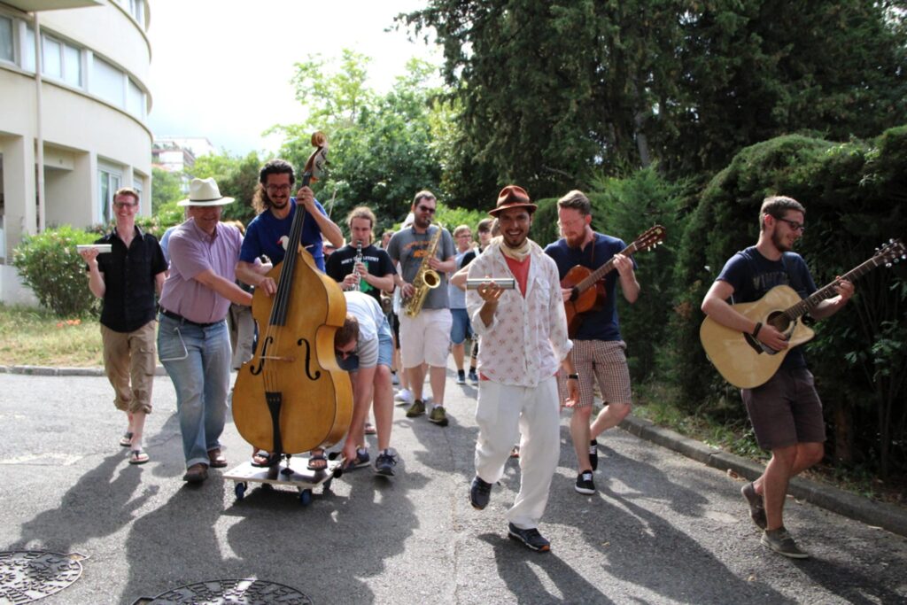 BigBand der Universitaet Augsburg in Nizza Agnes Mayer
